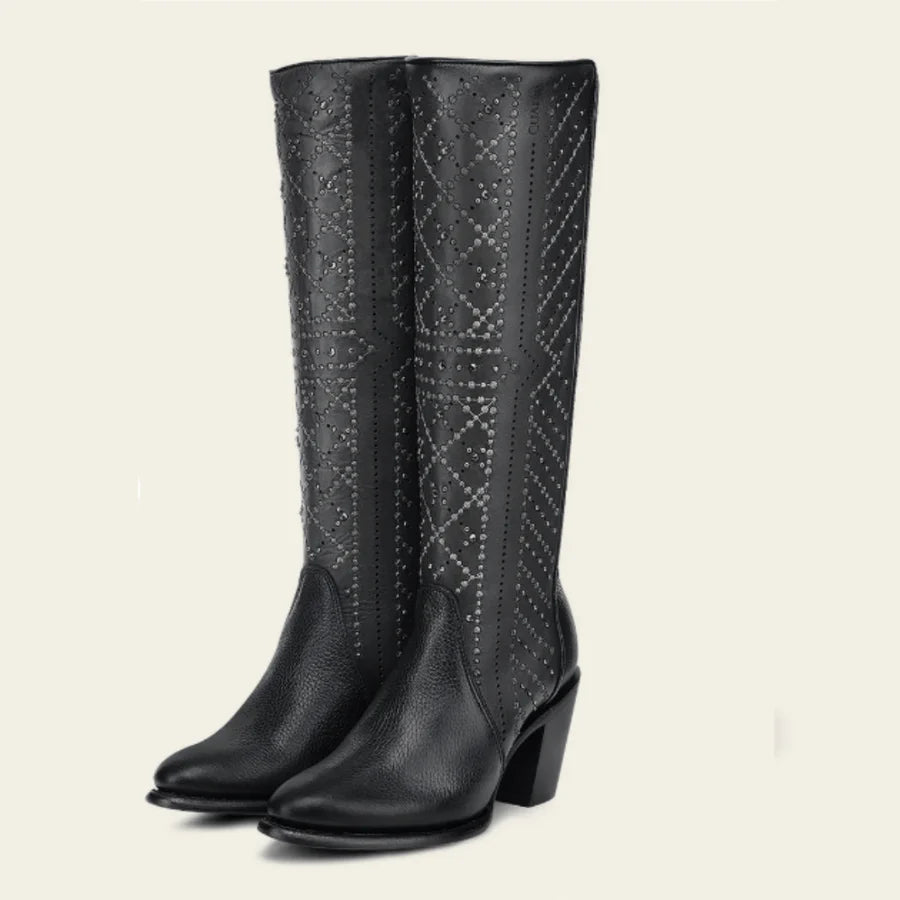 Cuadra Women's CC257 Res Santana Black Tall Boot