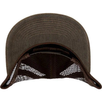 Durango Brown Leather Patch Cap – Classic Style & Comfort