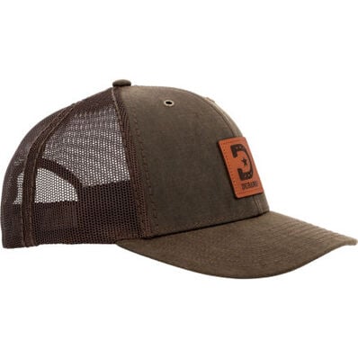 Durango Brown Leather Patch Cap – Classic Style & Comfort