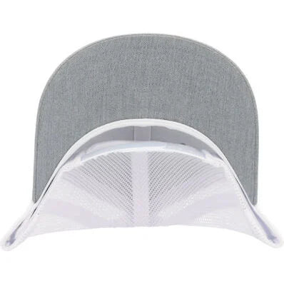 Durango Leather Logo Patch Ball Cap Grey/White Mesh