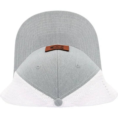 Durango Leather Logo Patch Ball Cap Grey/White Mesh