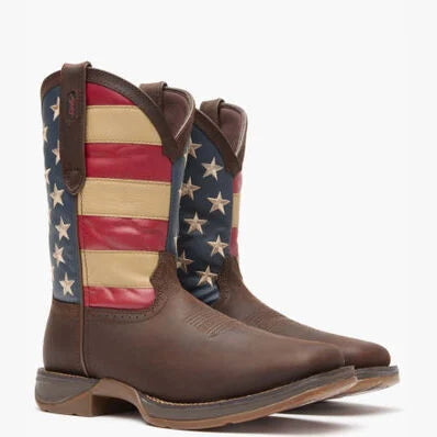 Durango Men's Rebel American Flag Work Boots - DB5554