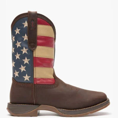 Durango Men's Rebel American Flag Work Boots - DB5554
