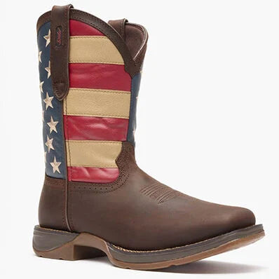 Durango Men's Rebel American Flag Work Boots - DB5554