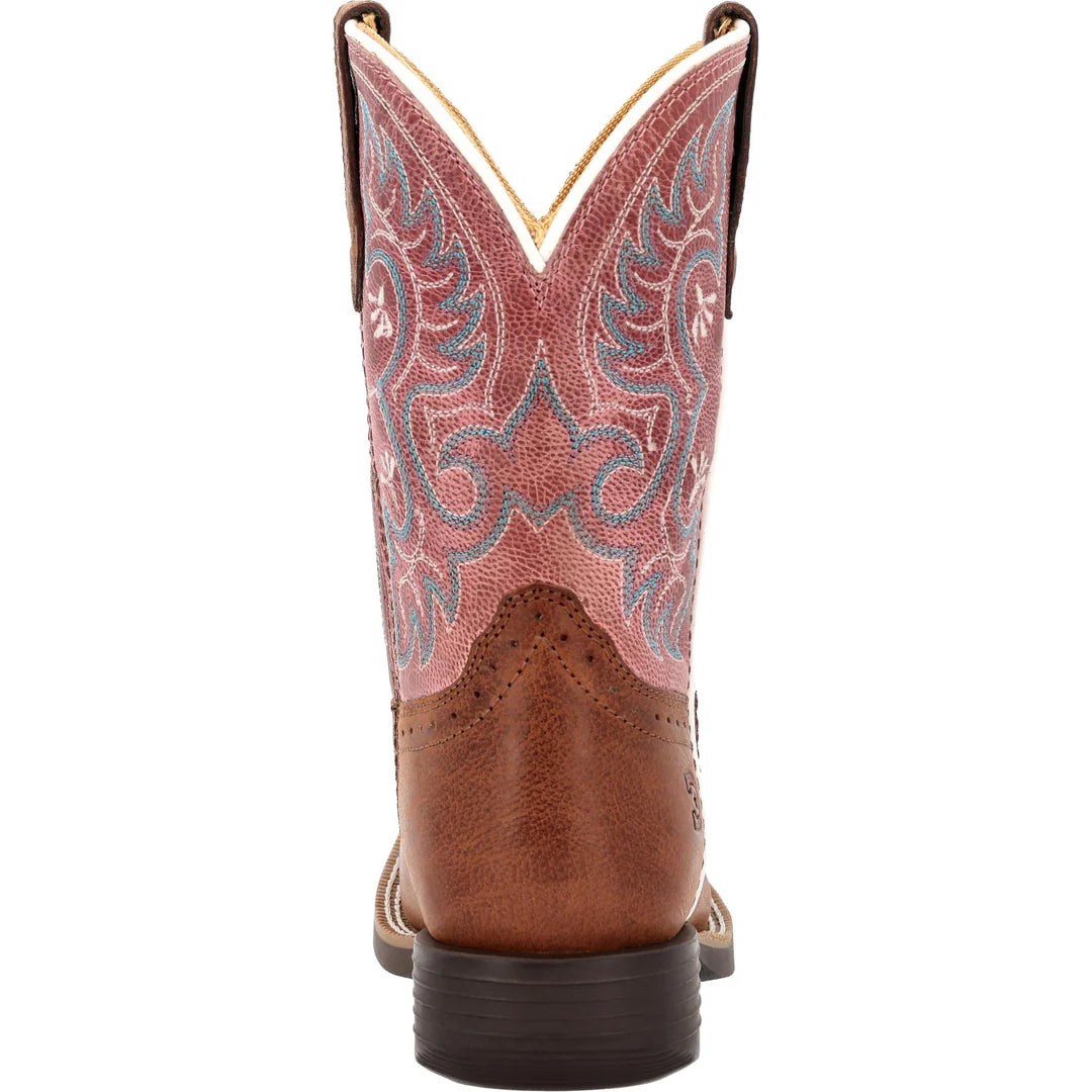 DURANGO GIRL'S SHYLOH LITTLE  8 INCH SQUARE TOE DBT0254