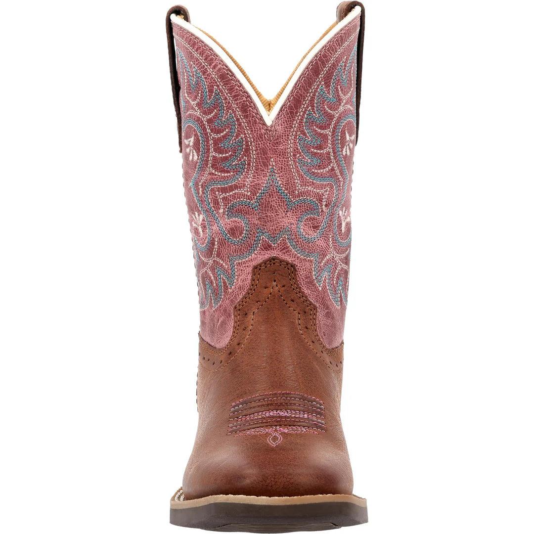 DURANGO GIRL'S SHYLOH LITTLE  8 INCH SQUARE TOE DBT0254