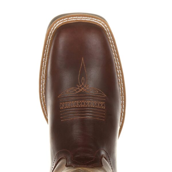 Durango Men’s Ultra-Lite 12″ Square Toe WP Western Boot- Brown- DDB0137