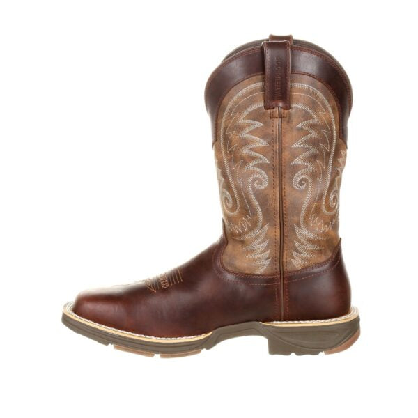 Durango Men’s Ultra-Lite 12″ Square Toe WP Western Boot- Brown- DDB0137