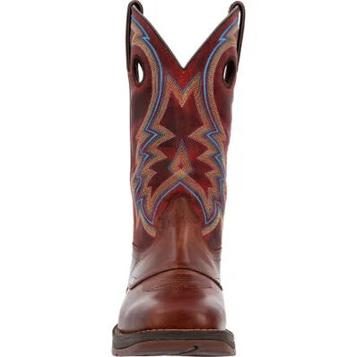 Rebel by Durango Burnished Pecan Fire Brick Western Boot 12" WSTRN Medium DDB0391