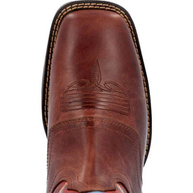 Rebel by Durango Burnished Pecan Fire Brick Western Boot 12" WSTRN Medium DDB0391