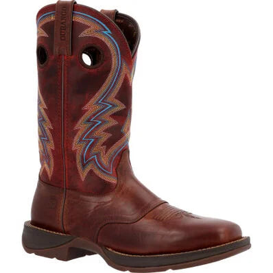 Rebel by Durango Burnished Pecan Fire Brick Western Boot 12" WSTRN Medium DDB0391