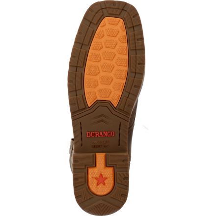 Men's Durango Workhorse 11" Rustic Brown Waterproof Composite Toe Work Boot - DDB0560