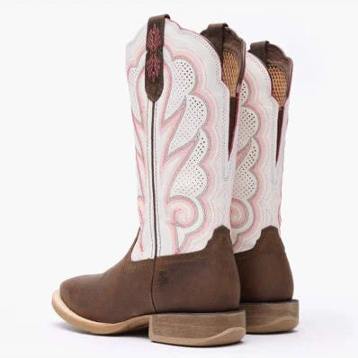 DURANGO MEN BROWN / WHITE 12" WSTRN Wide DDB0392