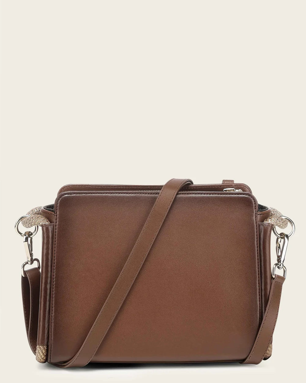 DU817 Cuadra Women's Honey Genuine Bovine Leather Crossbody Bag