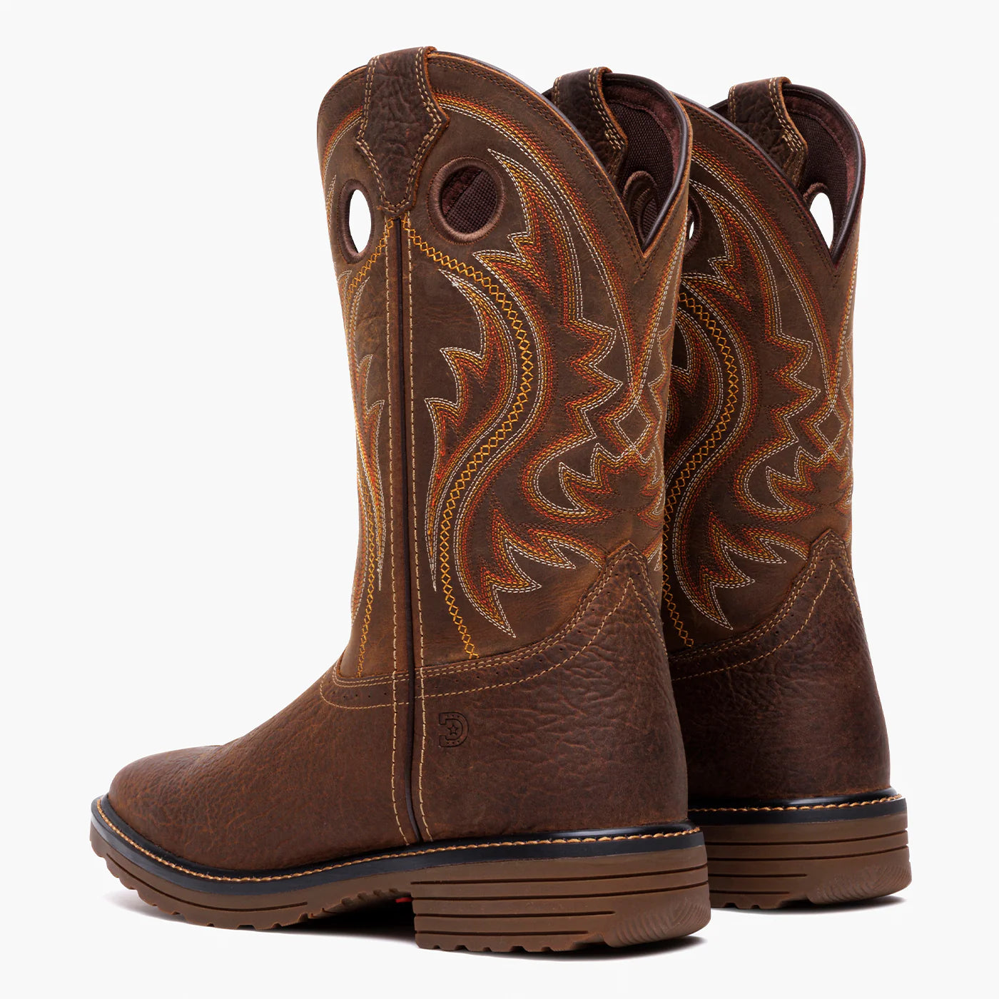 Durango DDB0527 Bark Brown Square Toe Pull-On Boot | 11" Western