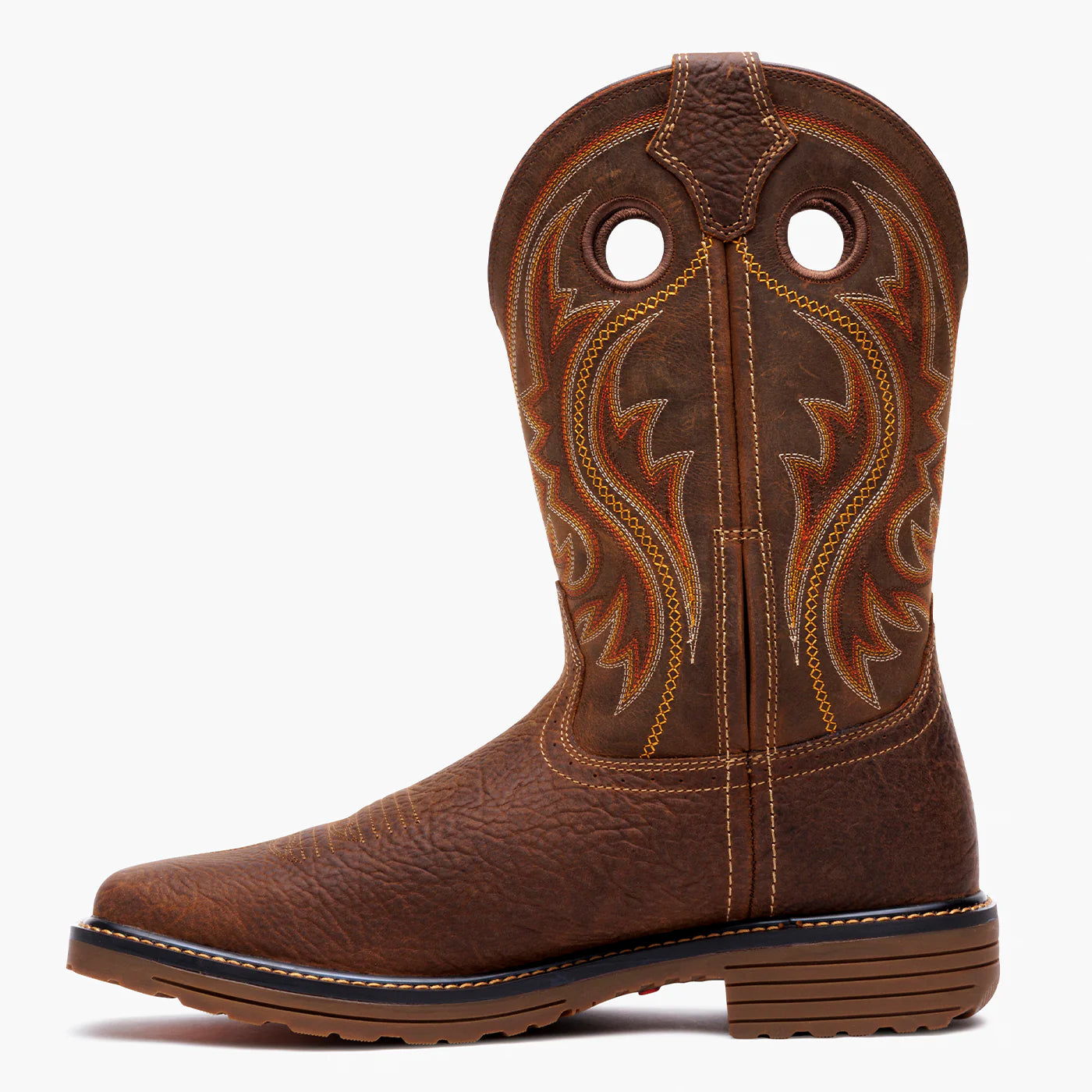 Durango DDB0527 Bark Brown Square Toe Pull-On Boot | 11" Western