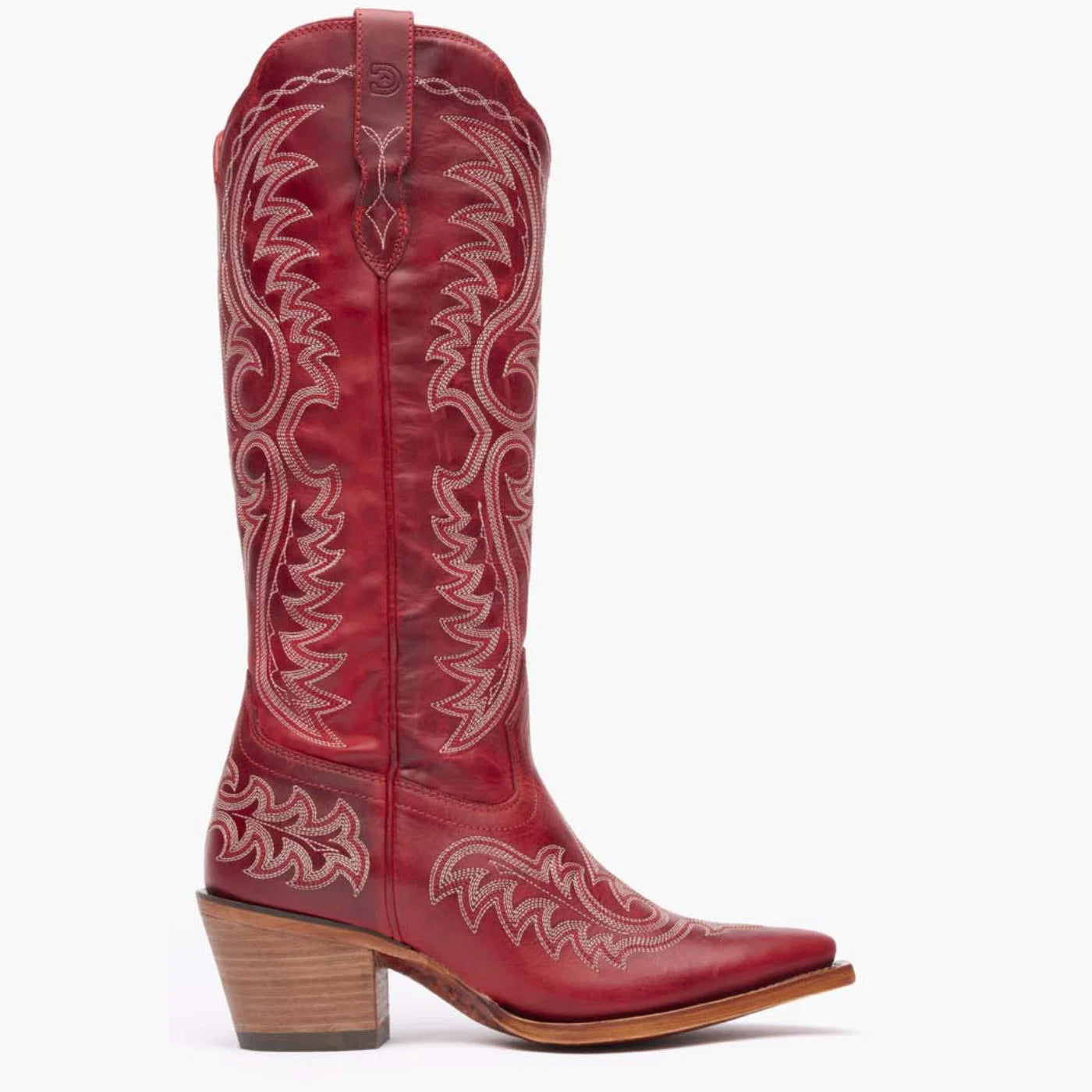 Durango  DRD0472 Women's Crush Tall Western Boots - Snip Toe RED