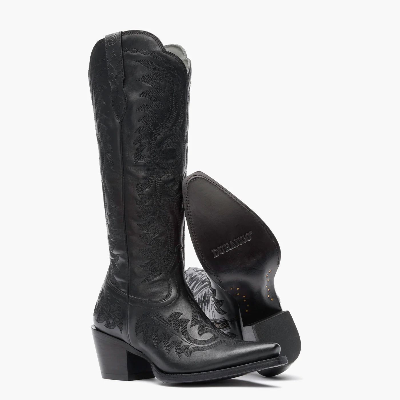 Durango DRD0513 Women's Crush 16" Tall Western Boot Zipper Wide-Calf Expansion Seam