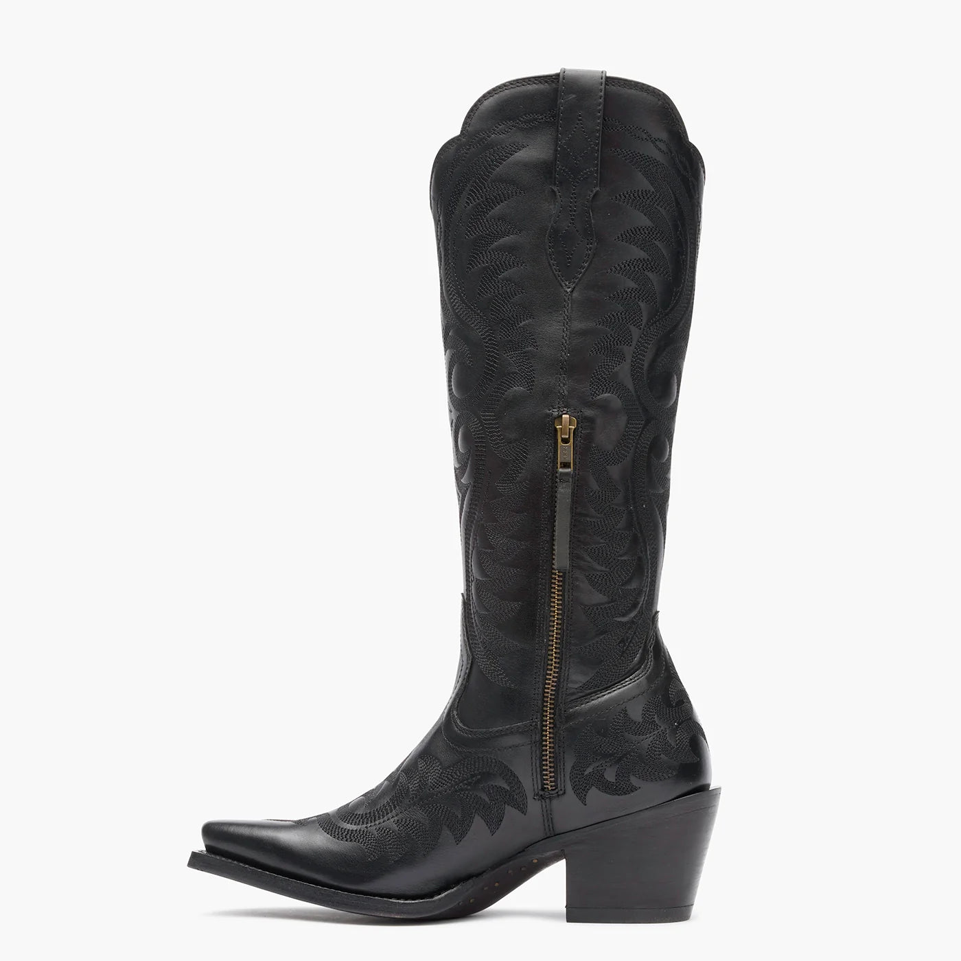 Durango DRD0513 Women's Crush 16" Tall Western Boot Zipper Wide-Calf Expansion Seam