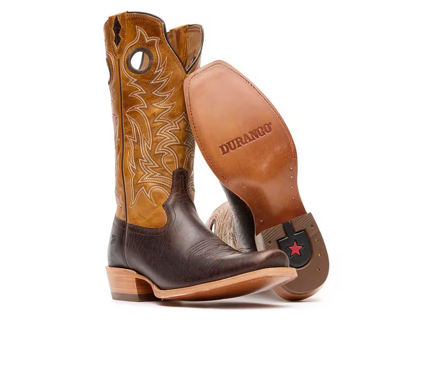 Durango Men's Arena Pro Elite™ Embroidered Brown Western Boot DDB0510