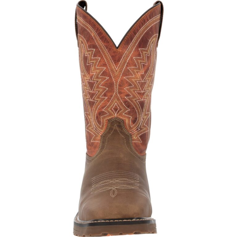 Durango Men's Workhorse Tan Saddle & Rusty Blaze Western Boots DDB0528