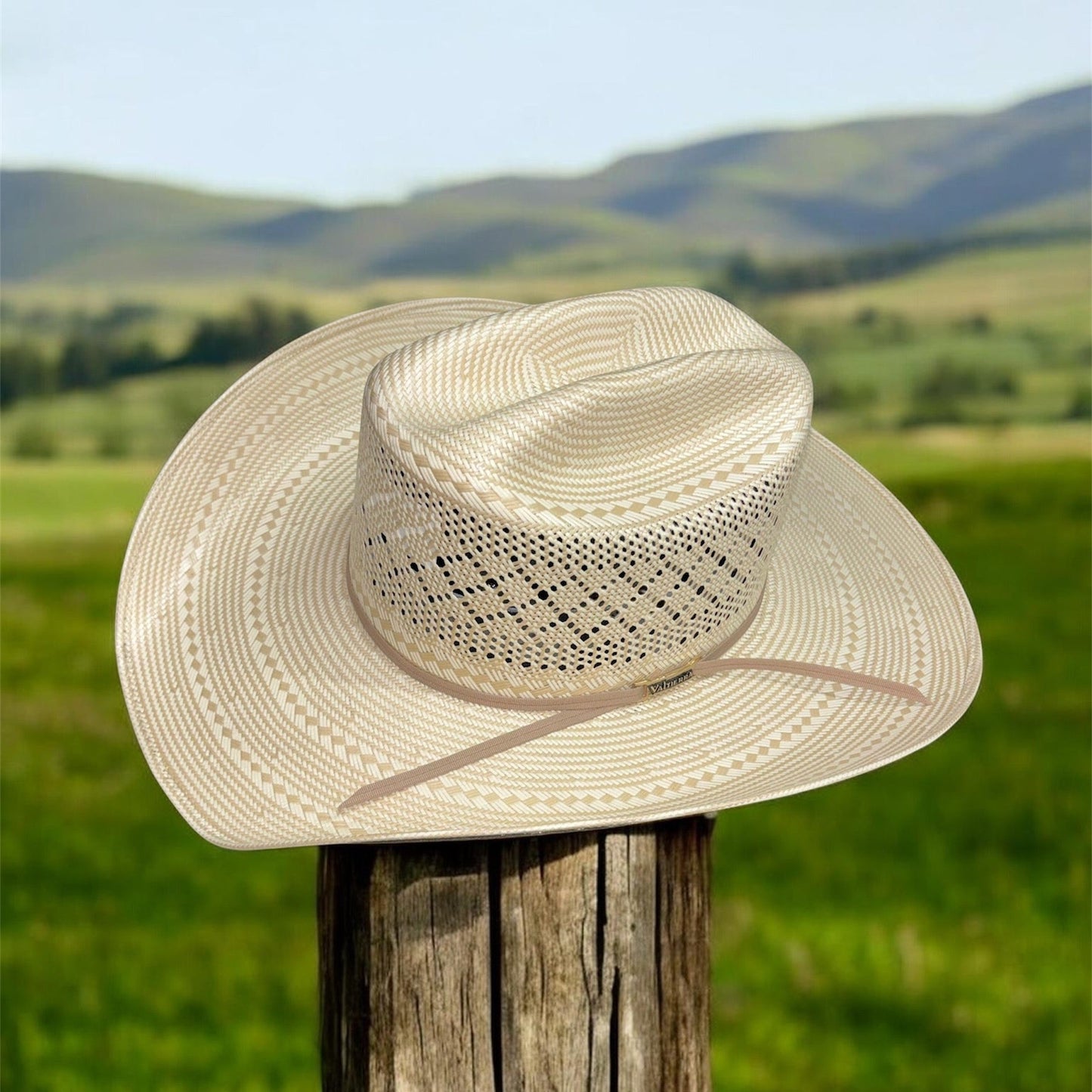 Valtierra Yellowstone 1000X Japanese Rice Straw Cowboy Hat – 4¼" Brim