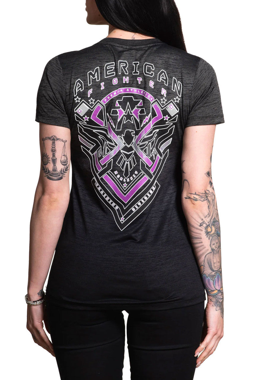 American Fighter Women's Kelvin Neo Tetris Short Sleeve T-Shirt Tee - FW14230