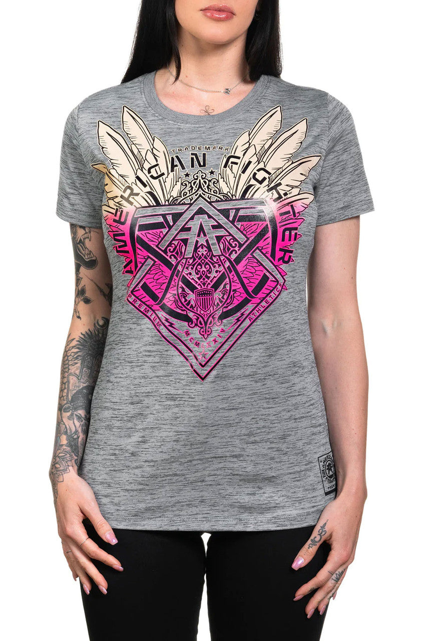 American Fighter Women's Carmen Short Sleeve T-Shirt Tee - FW14585