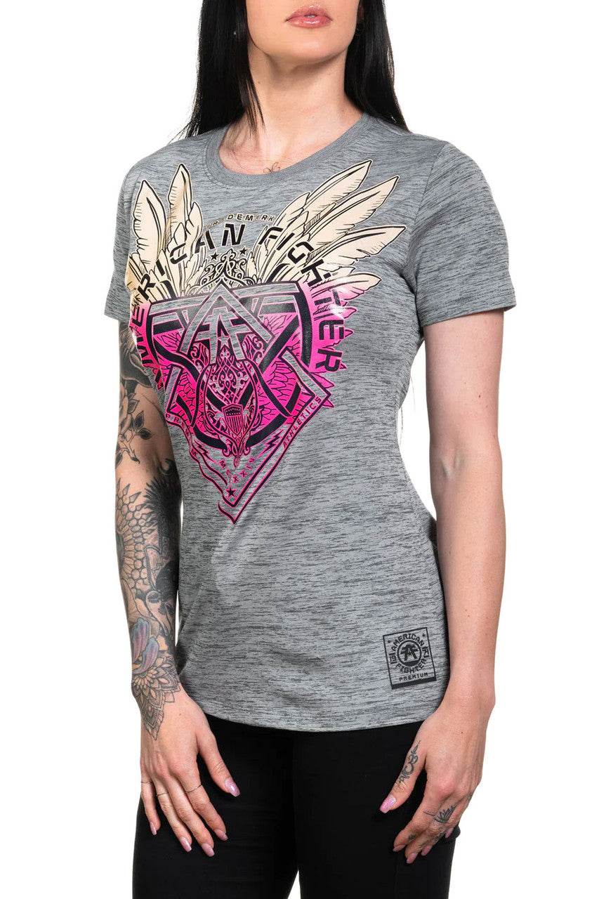 American Fighter Women's Carmen Short Sleeve T-Shirt Tee - FW14585