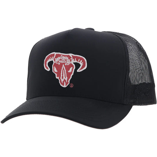 Hooey Bad Company Hat Black w/Red & White Logo BC006T BK