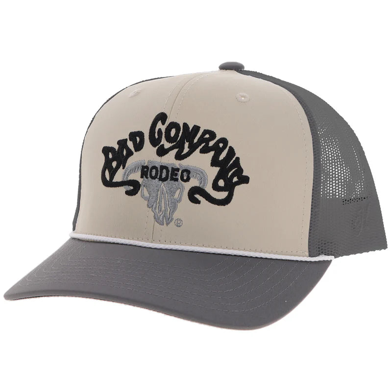 Hooey Bad Company Hat Cream/Grey BC004T-CRGY