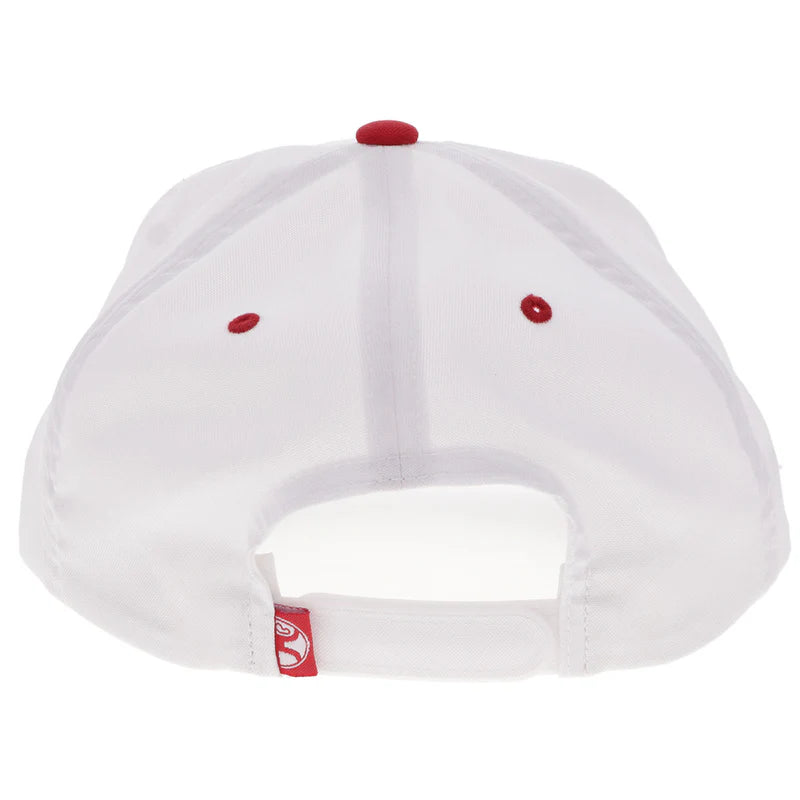 Hooey Bad Company Hat White/Red BC001T-WH