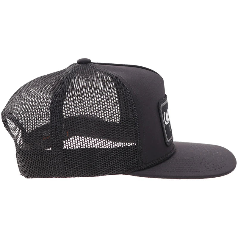 Hooey Cactus Ropes Hat Black/White CR125