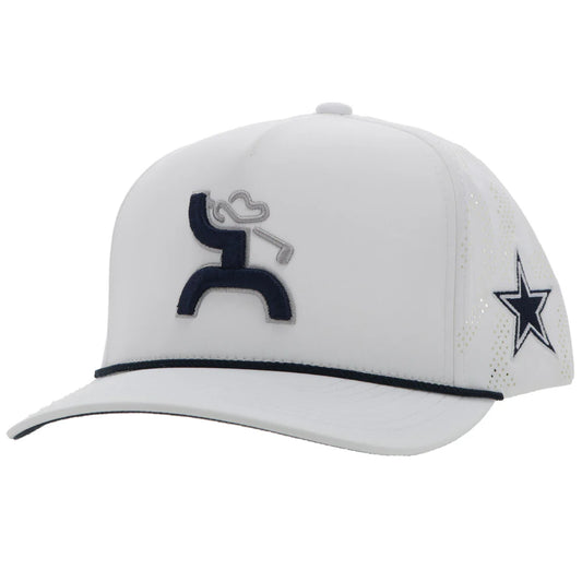 Hooey Dallas Cowboys Golf Hat – White Cowboys Snapback 7269T WH