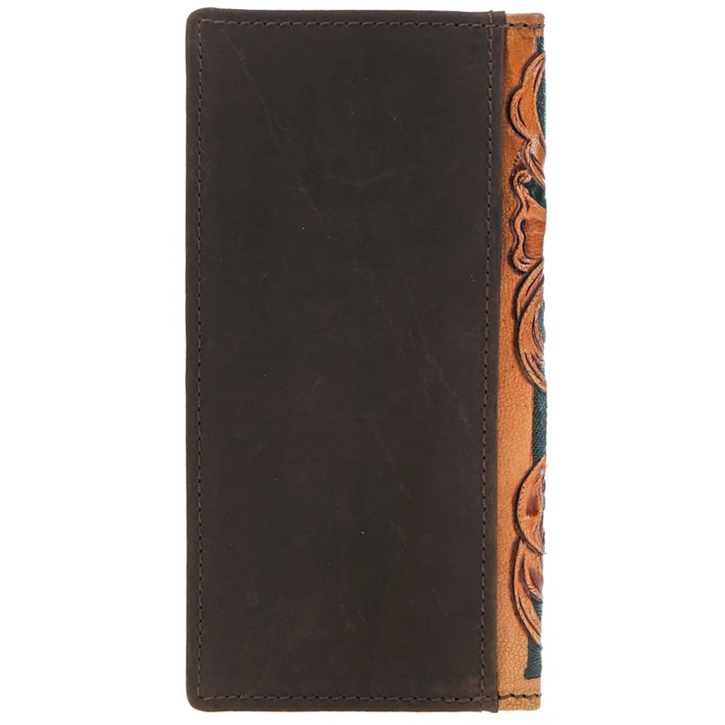 Hooey Gambler Tan Playing Card Embossed Rodeo Wallet HW038-TNBR