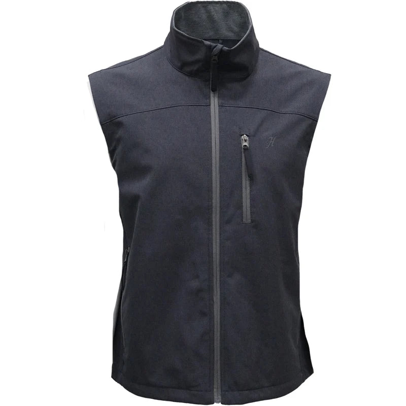 Hooey Sheridan Lightweight Softshell Vest Charcoal