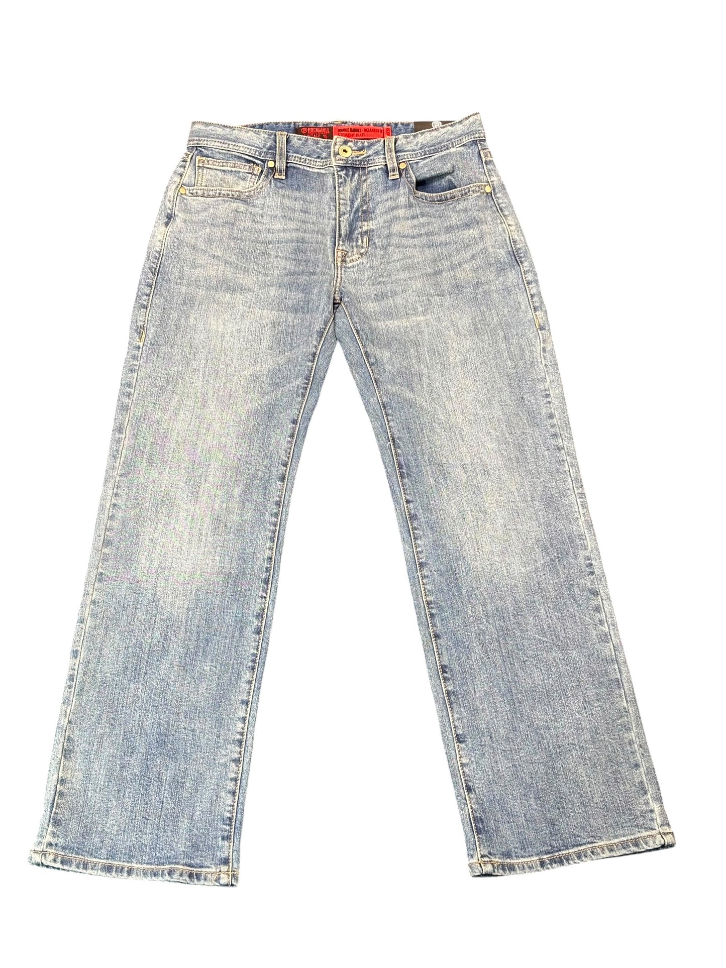 MEN'S ROCK AND ROLL DENIM Vintage '46 Slim Fit Straight Leg Jeans VM0SD10237