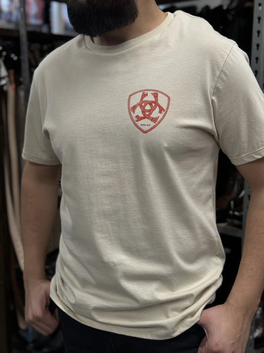 Ariat Mens Mayan Shield Iesmu SS T Shirt 10051675