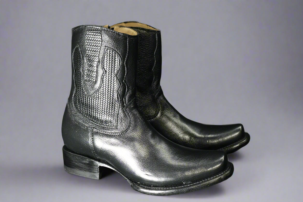 Cowboy City Men Boots Deer Tommy Black