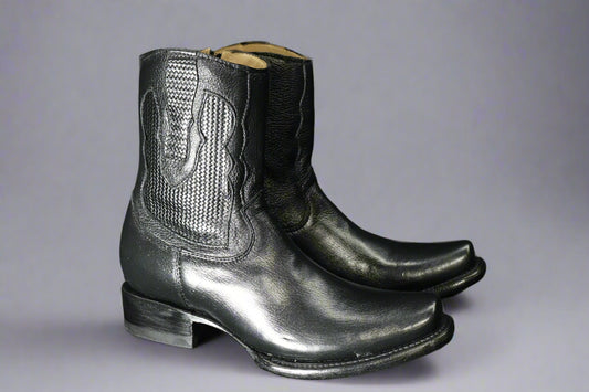 Cowboy City Men Boots Deer Tommy Black