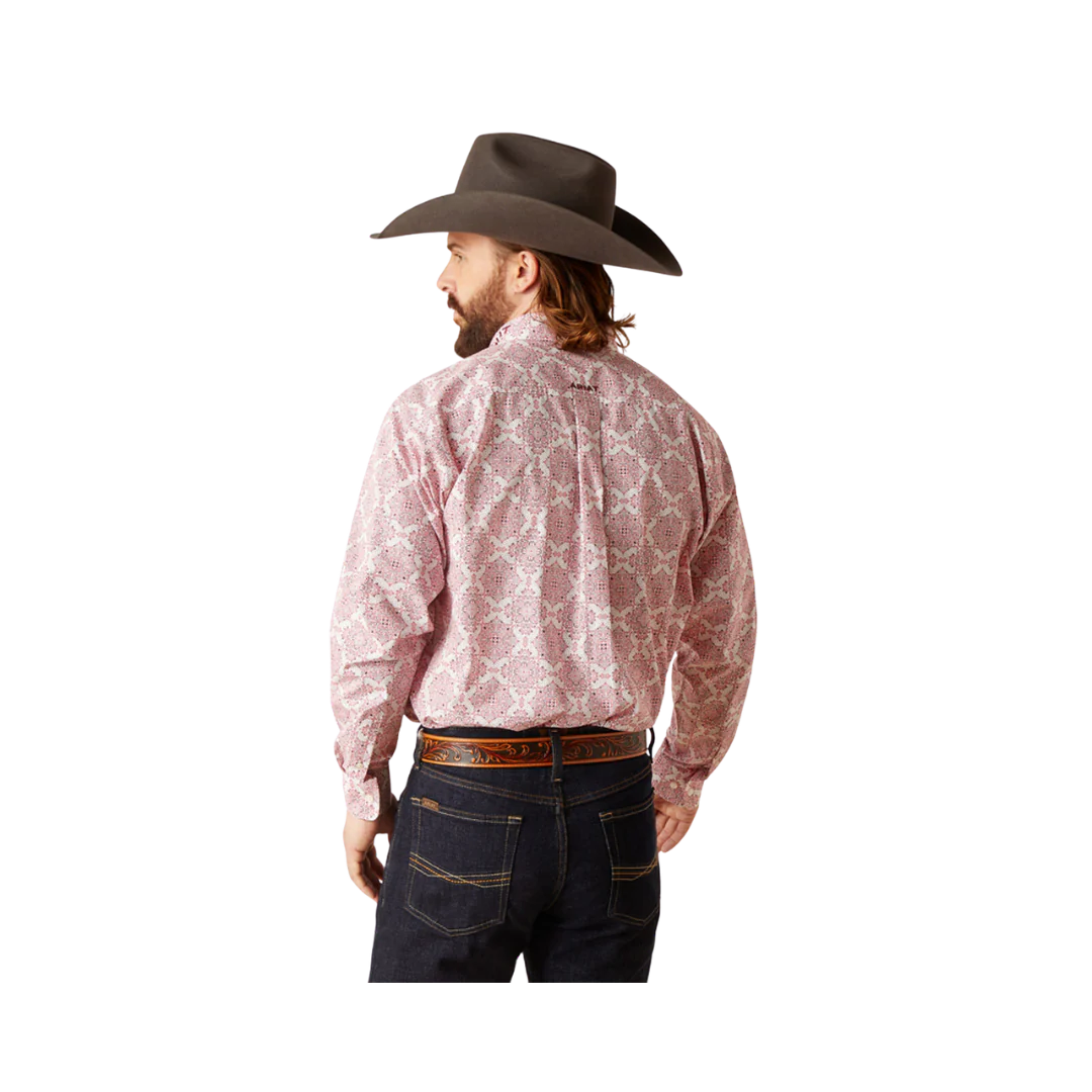 Ariat Mens Team Clifford long sleeve white 10047350