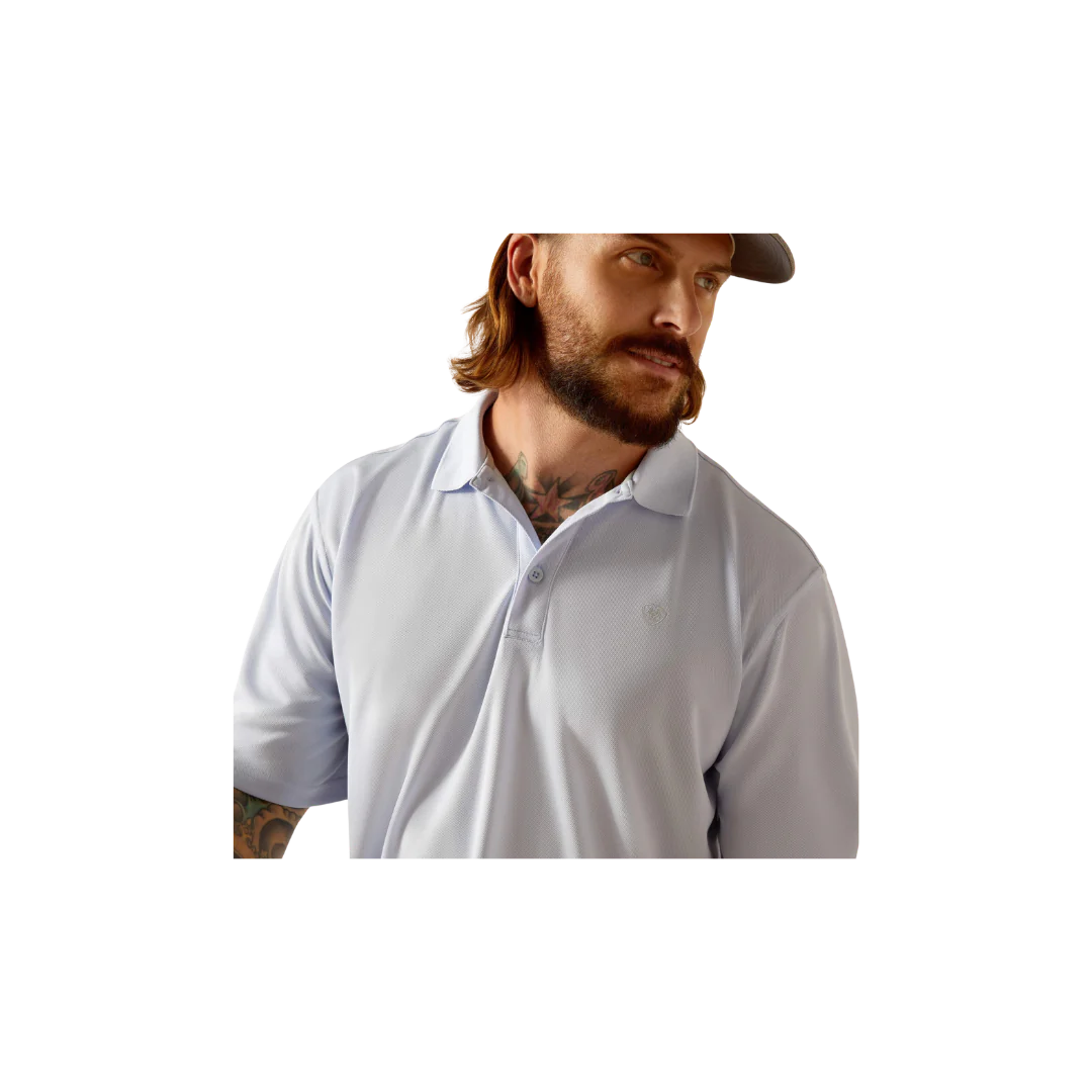 Ariat Men's Tek Short Sleeve Polo Slipstream 10048834