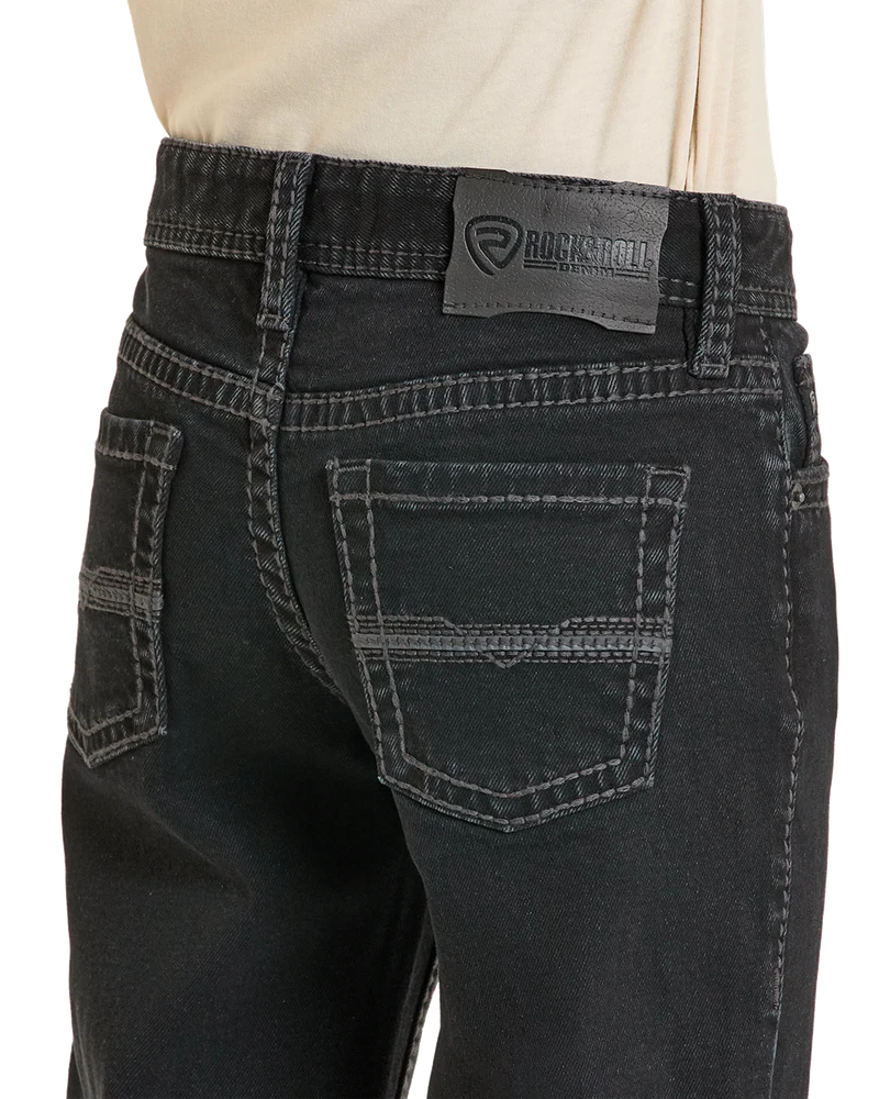 Rock & Roll Denim  BOYS BLACK BOOTCUT BB0BD05576
