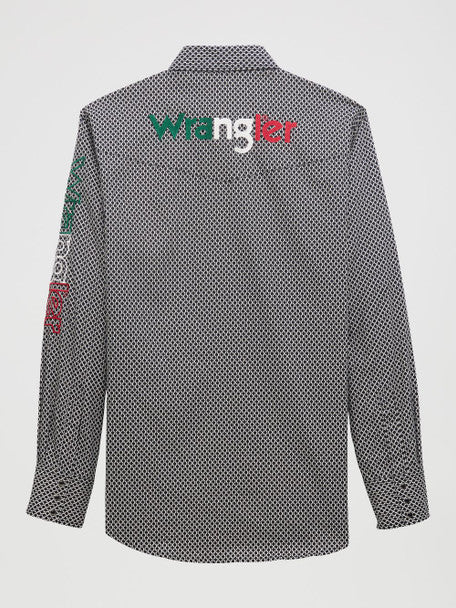 WRANGLER LOGO MEXICO BLACK PRINT - MENS SHIRT - 112355381