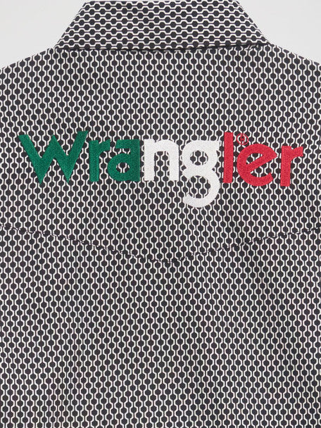 WRANGLER LOGO MEXICO BLACK PRINT - MENS SHIRT - 112355381