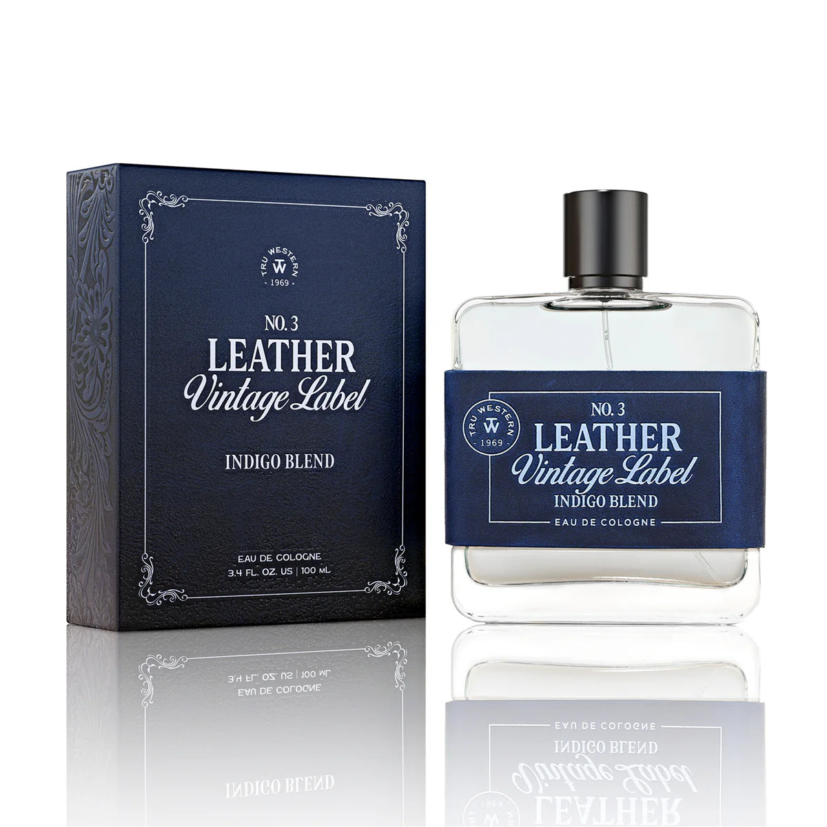 Leather Vintage Label Indigo Blend No. 3 100 ml /3.4 fl oz