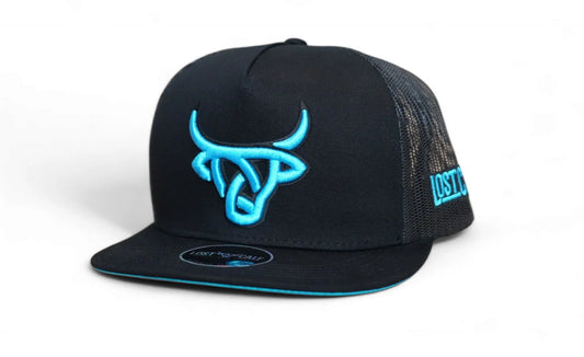 Lost Calf Black Lagoon Flat Bill Trucker Hat