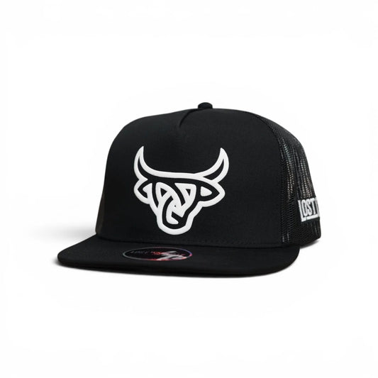 Lost Calf Eclipse Flat Bill Trucker Hat