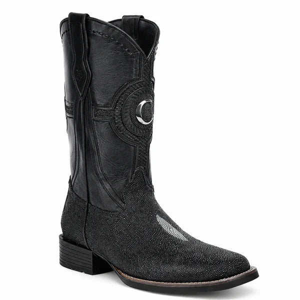 Cuadra CC221 Men Stingray Western Boot Black (EE Wide)