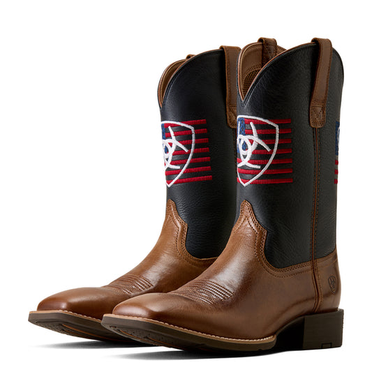 MENS ARIAT SPORT FREEDOM DARK TAN/NIGHTFALL NAVY 10080397